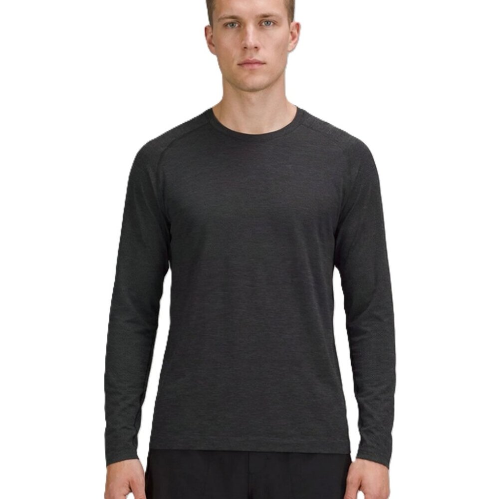 NWT LULULEMON Mens Metal Vent Tech Long Sleeve Deep Coal Black Size XXL $88